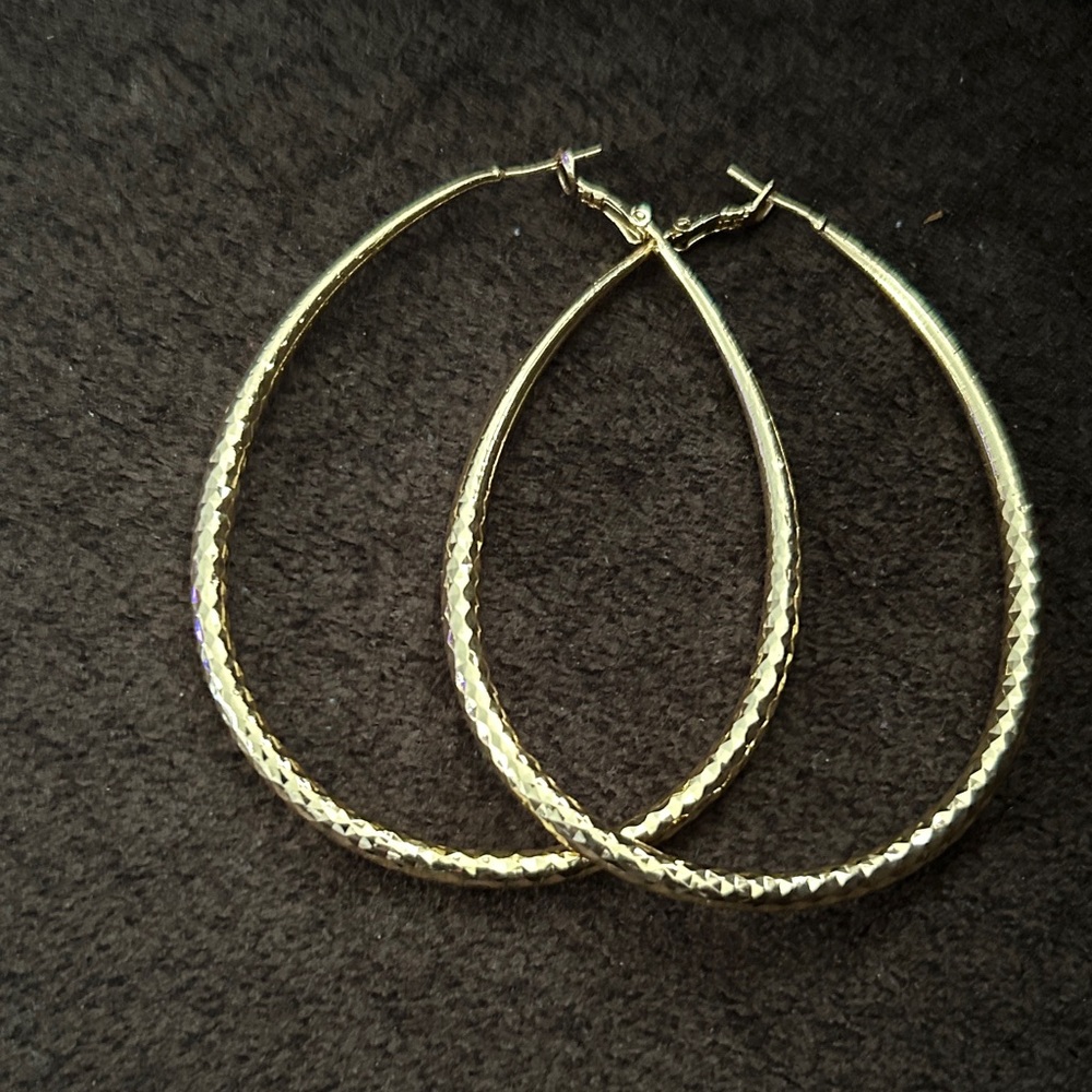 Elegant Gold Hoop Earrings